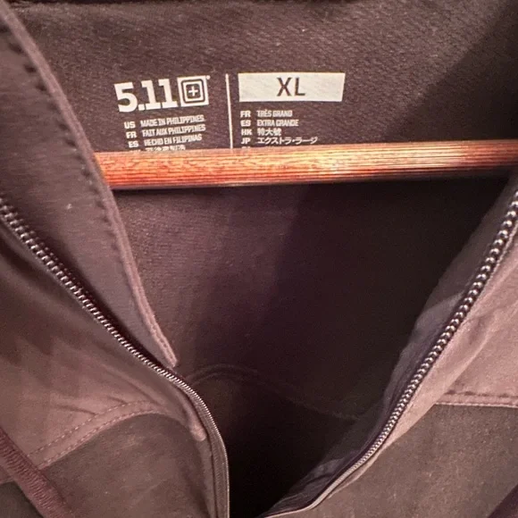 5.11 Tactical Men's Black XL Hoodie Jacket
